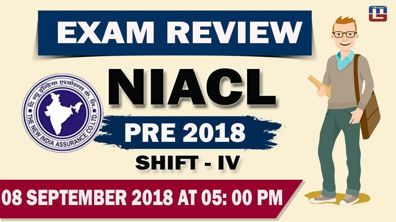 NIACL PRE 2018 EXAM REVIEW  | जानें क्या आया Exam में  | 08.09.2018 | 4th Shift