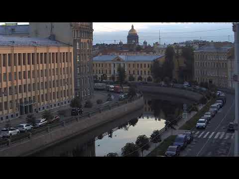 LIVE CAMERA Griboedov Canal St. Petersburg Russia. Канал Грибоедова Санкт-Петербург