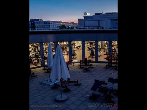 Площадка StreetBarbell на крыше в фитнес-клубе Bodyworx, Швейцария