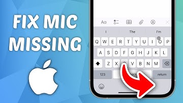 How to FIX Missing Microphone on iPhone Keyboard