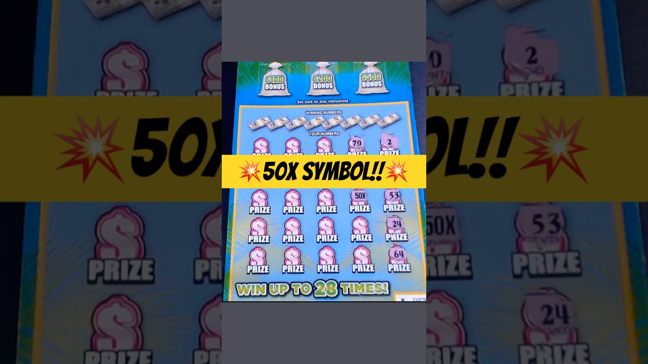 FOUND THE 50X SYMBOL ON THIS $30 FLORIDA SCRATCH OFF!!💰