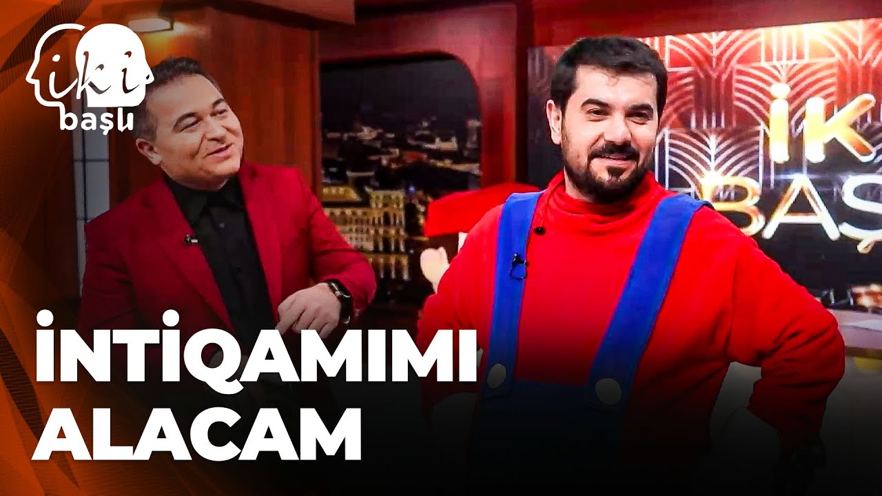 İki Başlı - Elşən Orucov “Mario” obrazında studiyada