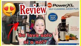 PowerXL Self-CLEANING JUICER PLUS 2021 |Traducido en ESPAÑOL - YouTube