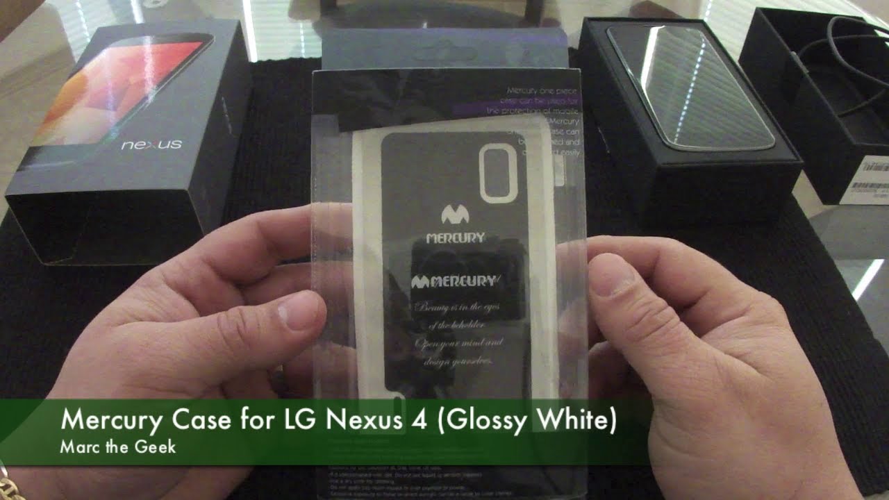 Mercury Case for LG Nexus 4 (Glossy White)