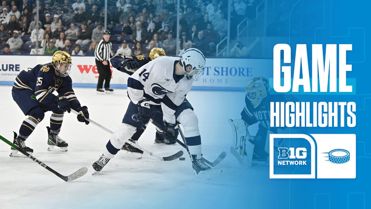 Notre Dame vs. Penn State | Highlights | Big Ten Hockey | 01/16/26