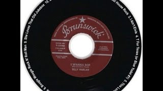 BILLY HARLAN ~ I WANNA BOP / SCHOOL HOUSE ROCK A- & B side