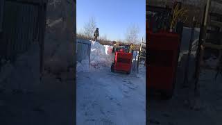 самодельный бортоповоротный минипогрузчик на гидроходу
