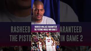 Rasheed Wallace guaranteed the Detroit Pistons would WIN #detroitpistons #detroitbasketball #nba ￼
