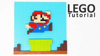 LEGO Mario Pixel Art Tutorial (MOC)