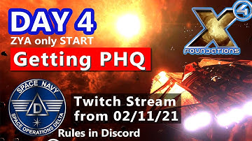 ZYA only Day4 - Getting PHQ and SETA - Lets Play X4 Foundations - Captain Collins