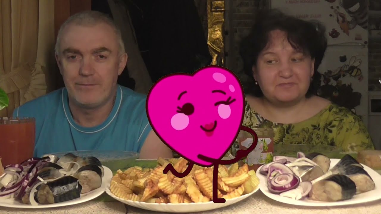 MUKBANG RUSSIA|СКУМБРИЯ ДОМАШНЕГО ПОСОЛА|РЕПЧАТЫЙ ЛУК|КАРТОФЕЛЬ типа ФРИ|ТОМАТНЫЙ СОК ДОМАШНИЙ