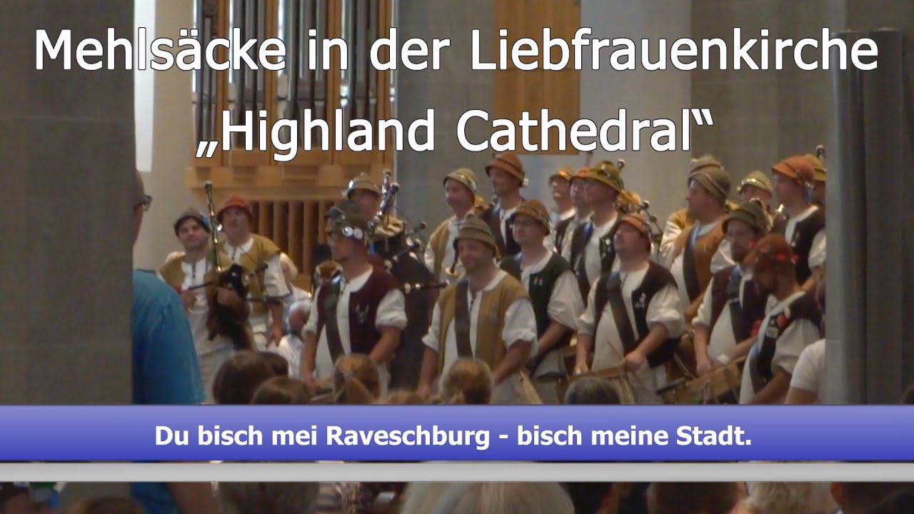 Rutenfest 2019 - Mehlsäcke in der Liebfrauenkirche - Highland Cathedral