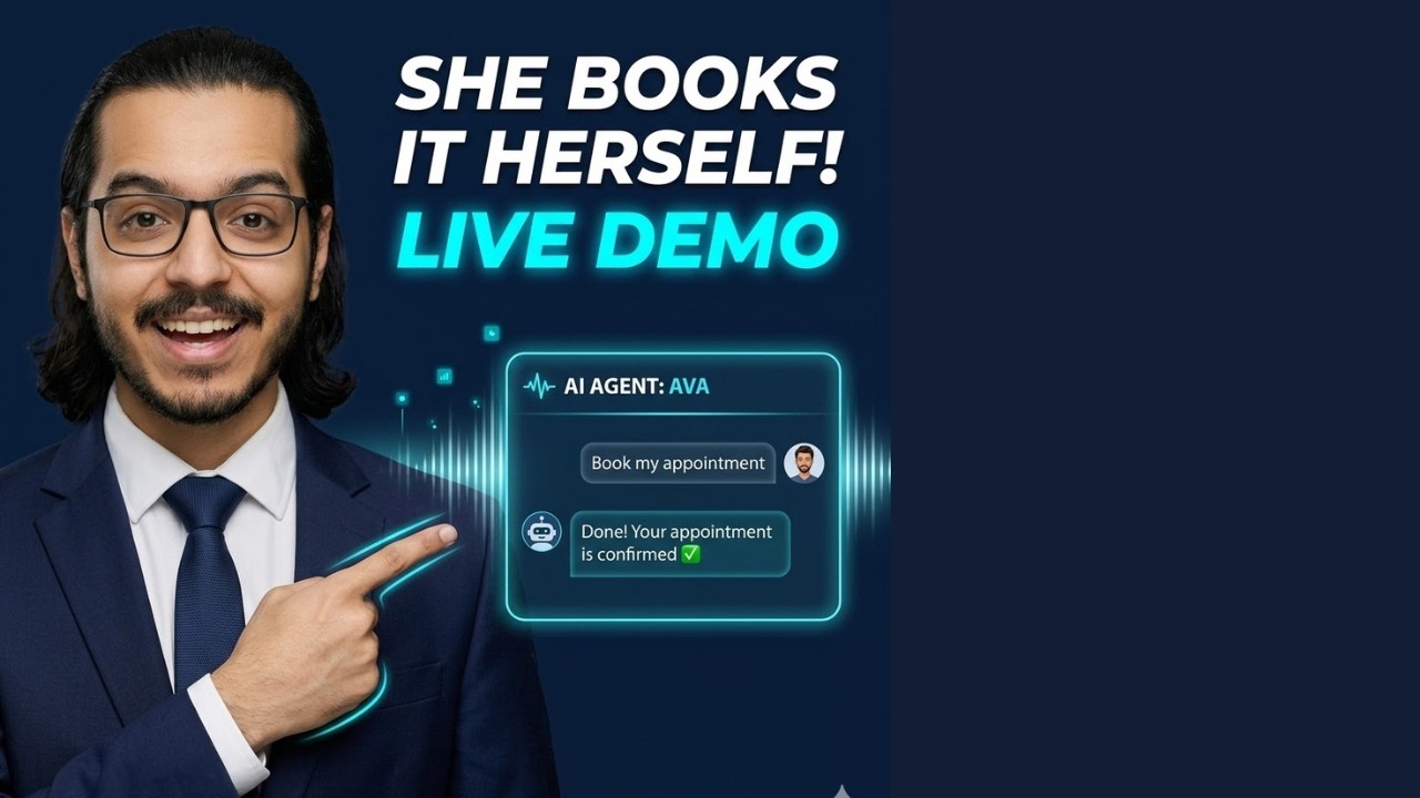 Meet AVA – The AI That Handles Your Appointments Automatically | Live Demo