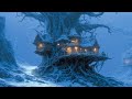 Deep Focus in Snowy Medieval Homes | Calm Celtic Ambient Music