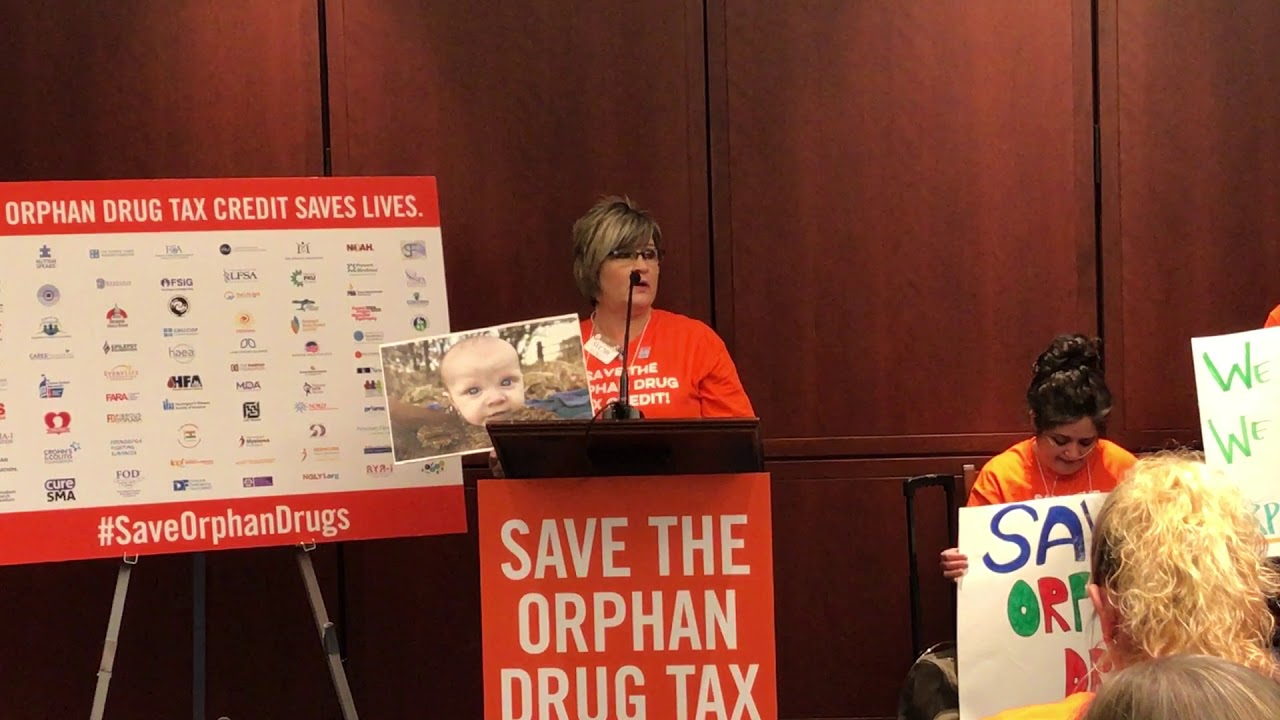 Save The Orphan Drug Tax Credit Rally Day Youtube