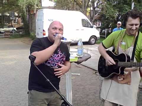N-Joy Radio Fleischmob - Buddy singt "Ab in den Süden" live mit Andreas Kuhlage an der Gitarre