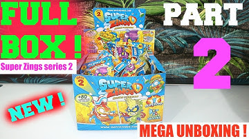 Super Zings Series 2 FULL BOX - PART 2 (MEGA UNBOXING)