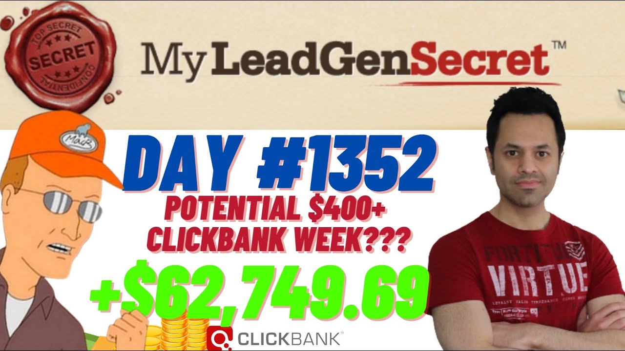 POTENTIAL $400+ Clickbank Week?!...My Lead Gen Secret Case Study Results 2025 (Day 