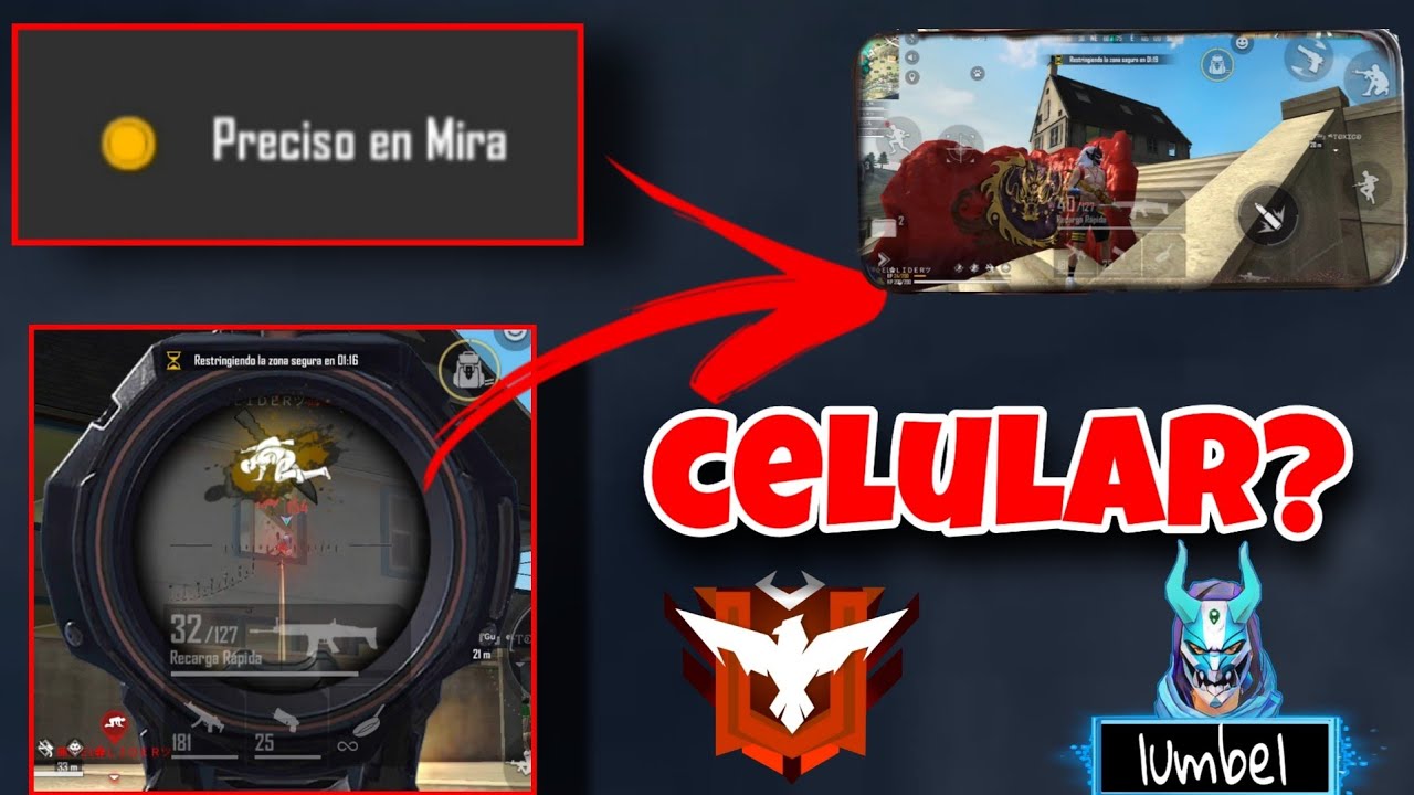 SE PUEDE JUGAR CON PRECISÓ EN MIRA EN CELULAR? FREE FIRE ...