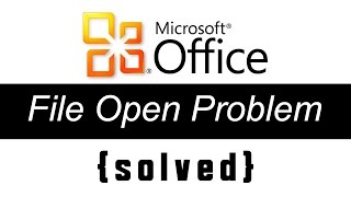 MS office Can't Open or Repair Problem Fix - word or Excel Document