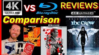 The CROW 4K Ocean’s Trilogy 4K & HIGH NOON 4K UltraHD vs Blu Ray Image Comparison Reviews & Unboxing