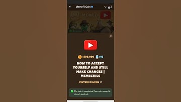 how to accept yourself and still make changes memefi code #memefi #notcoin #toncoin #telegram #earn