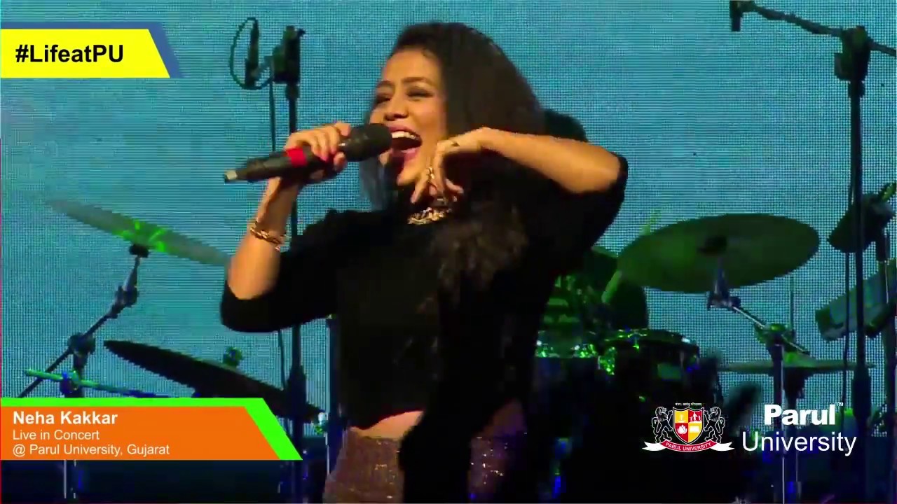 Neha Kakkar Stunning Performance at Parul University