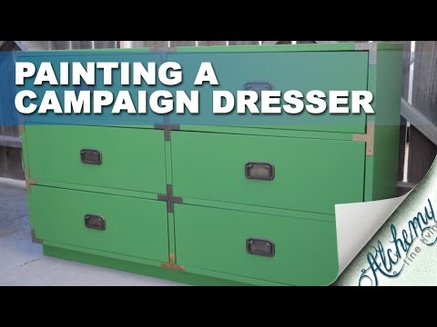 Painting A Campaign Dresser Youtube