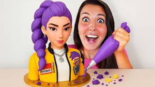 CHI CREA LA TORTA KPOP DEMON HUNTERS PIÙ BELLA VINCE contro lo Spirito di Halloween! 🎃🍰 screenshot 1