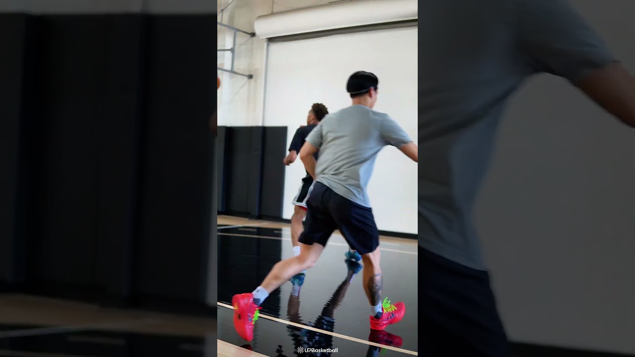 Kessler Edwards working on some mid post moves