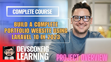 Build a Complete Portfolio Website using Laravel 10 in (2023) - Project Overview