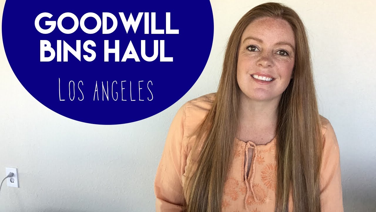 Goodwill Bins Haul From Los Angeles To Resell on Poshmark & eBay