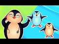 Пять маленьких Пингвины | Детского стишка | Дети песни