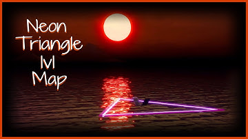 Neon Triangle 1v1 Map