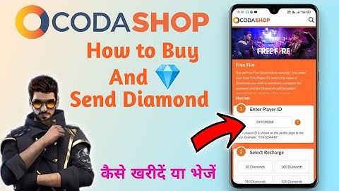How to buy Free Fire Diamond by Codashop | Free Fire UID Send diamond by Codashop