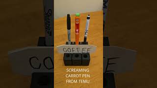 maurieo UPCYCLES NOTE HOLDER &amp; SCREAMING CARROT PEN