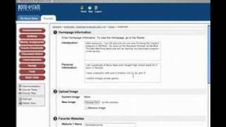 Create a Homepage in Blackboard