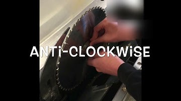 Changing Blade On A Panel Saw