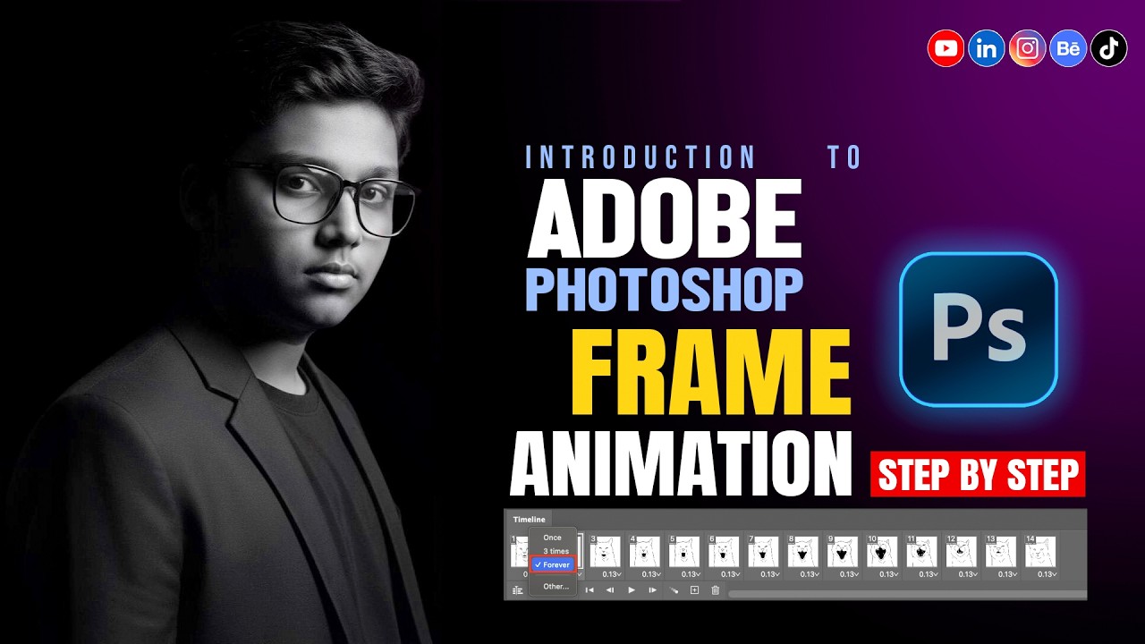 ADOBE PHOTOSHOP CC | CLASS 07 | INTRODUCTION TO FRAME ANIMATION | THE AYYAN NABEEL