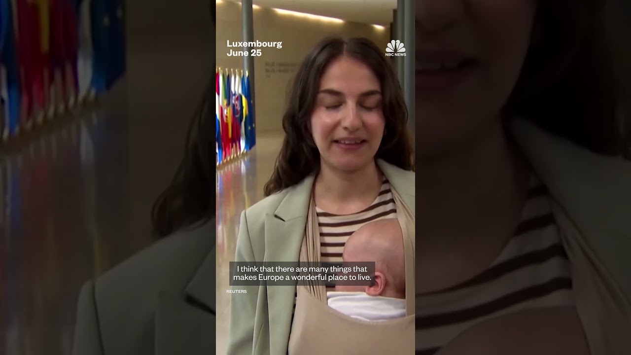 Swedish minister brings baby to E.U. Council meeting