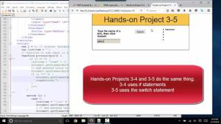 JavaScript Chapter 3 Hands on Exercise 3-5 debrief