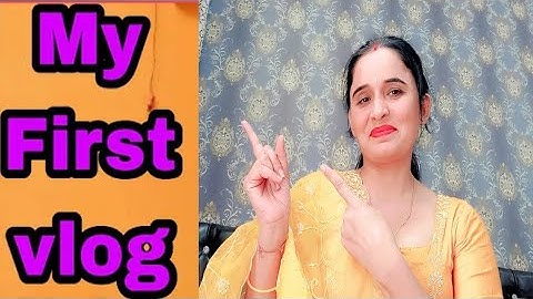 My FIRST VLOG🔥✅️ || MY FIRST VIDEO ON YOUTUBE || HOW TO VIRAL MY FIRST VLOG 