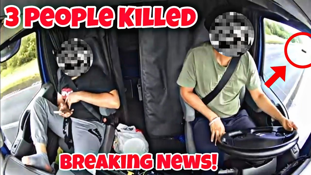 Breaking News! Leaked Dashcam Shows The Moment That A Trucker Makes An Illegal U-Turn!