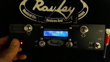 Rauley Programmable Midi Footcontroller (setting and menu)