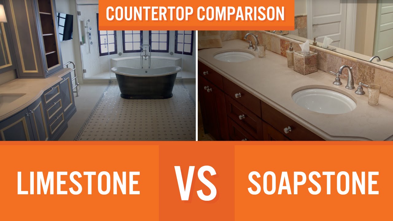 Limestone Vs Soapstone Countertop Comparison Youtube