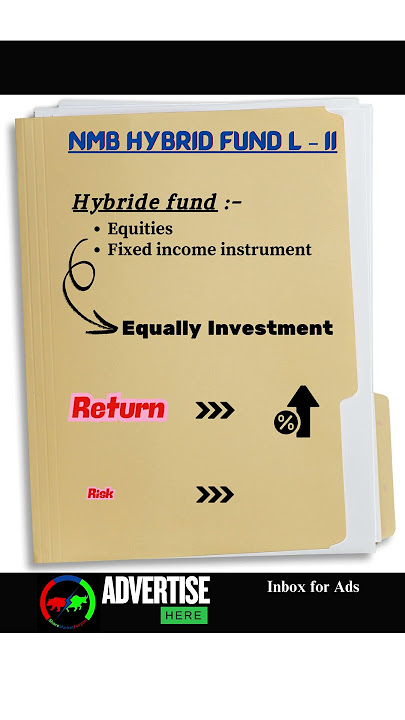 Low Risk, Fair Returns - Invest in NMB Hybrid Fund L – II Today ! #sharemarketforyou #mutualfunds