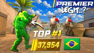 ANALISANDO O BRASILEIRO TOP #1 MUNDIAL DO PREMIER NO CS 2 (legit ou cheat?)