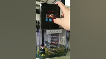 how to adjust lubrication pump for our cnc machine