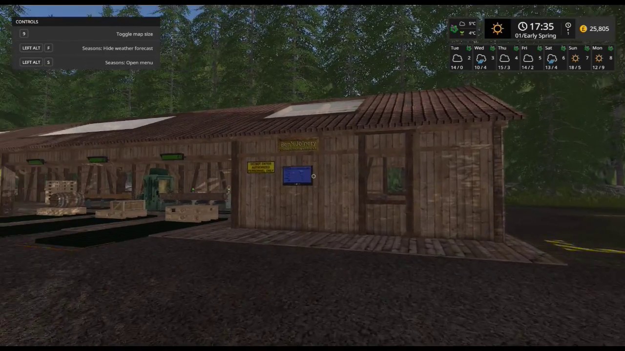 Farming Simulator 2017 | Snettertons Farm | Starting Logging