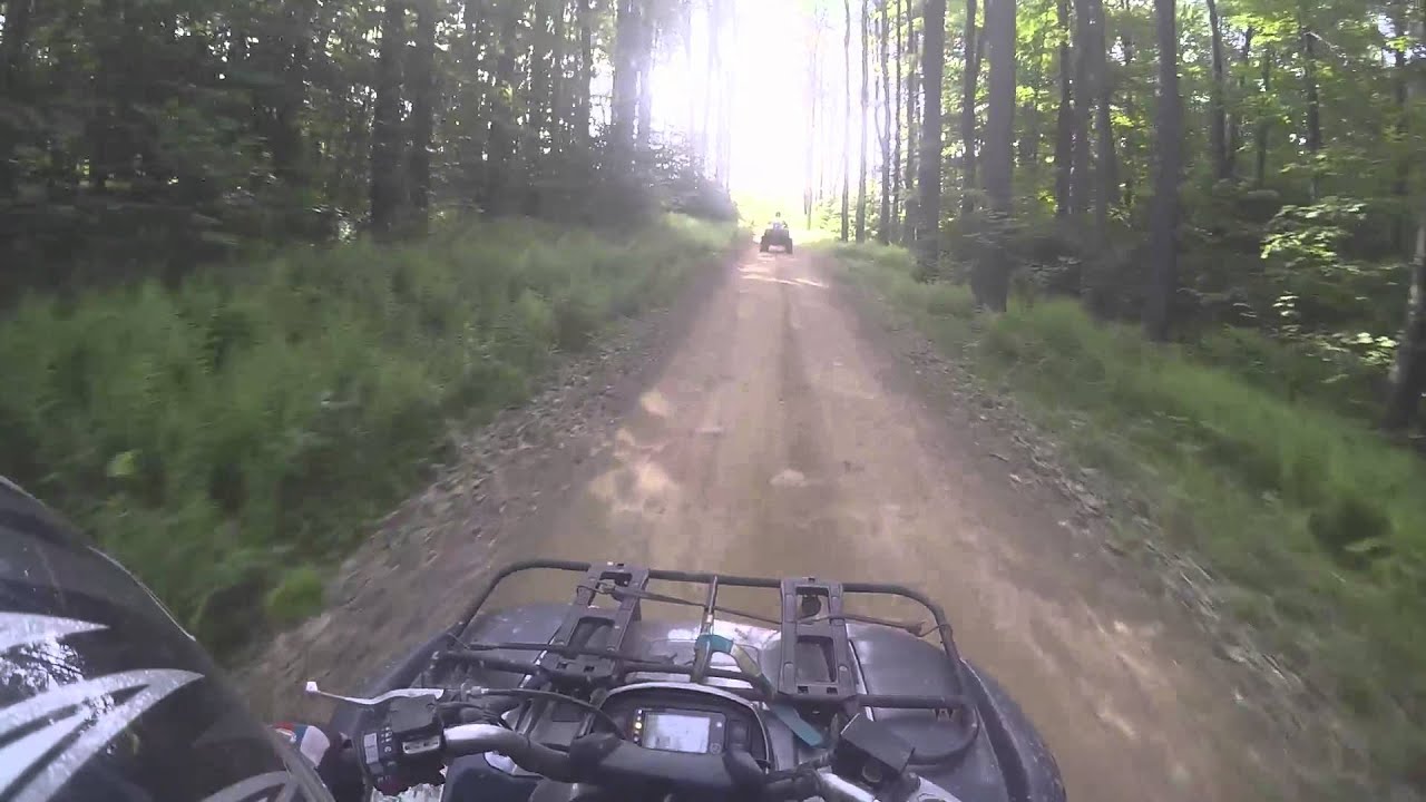GoPro Hero4 Black 6515 ATV ride State Land in Coudersport, PA